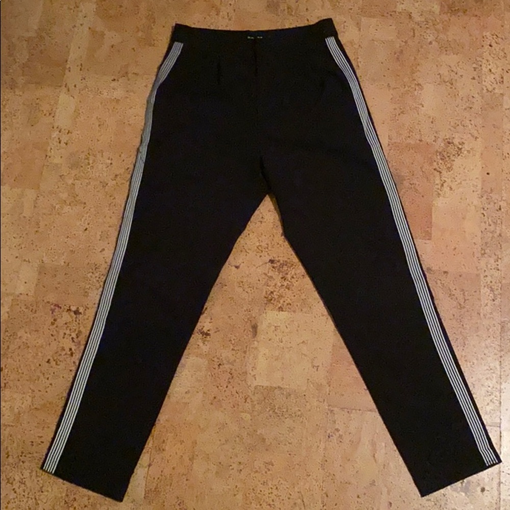 Striped DO+BE Casual Dress Pants